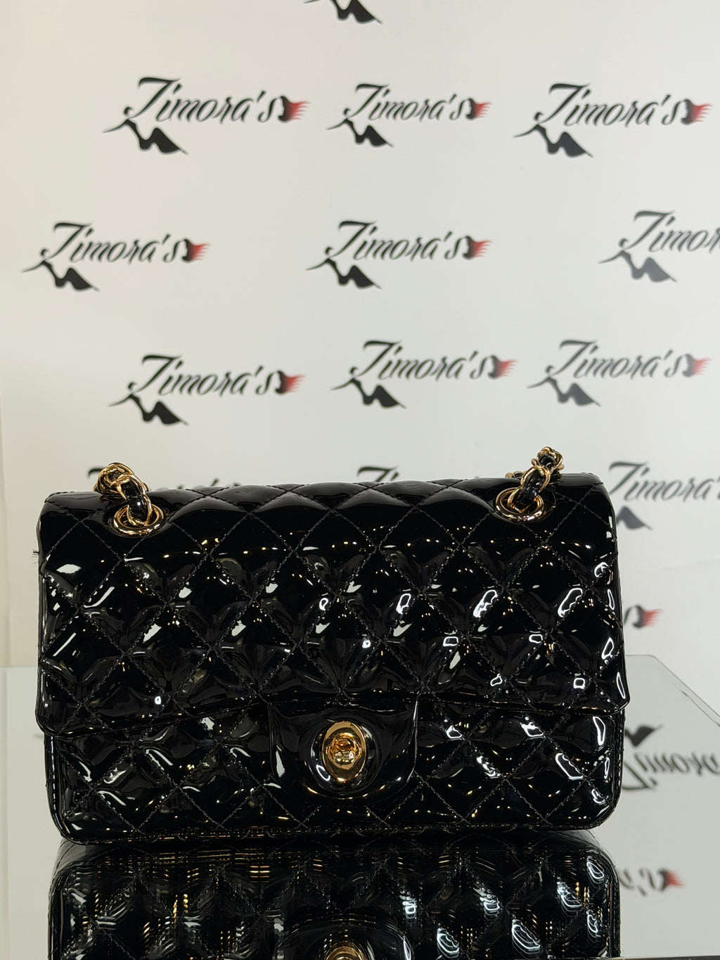 Zimoras Brand Inspired Bags- Patent leather Bag